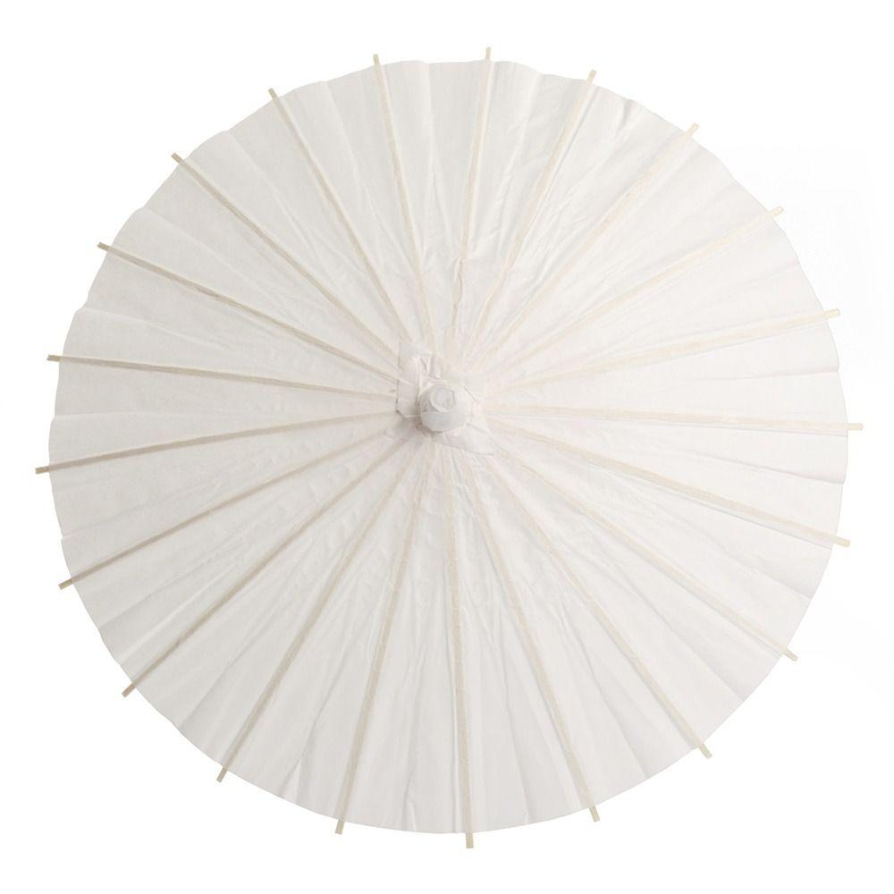 22/28/40/52cm Oil Paper Umbrella White Color Vintage Style Paper Umbrella Original Handmade Creative Design Handmade Umbrella