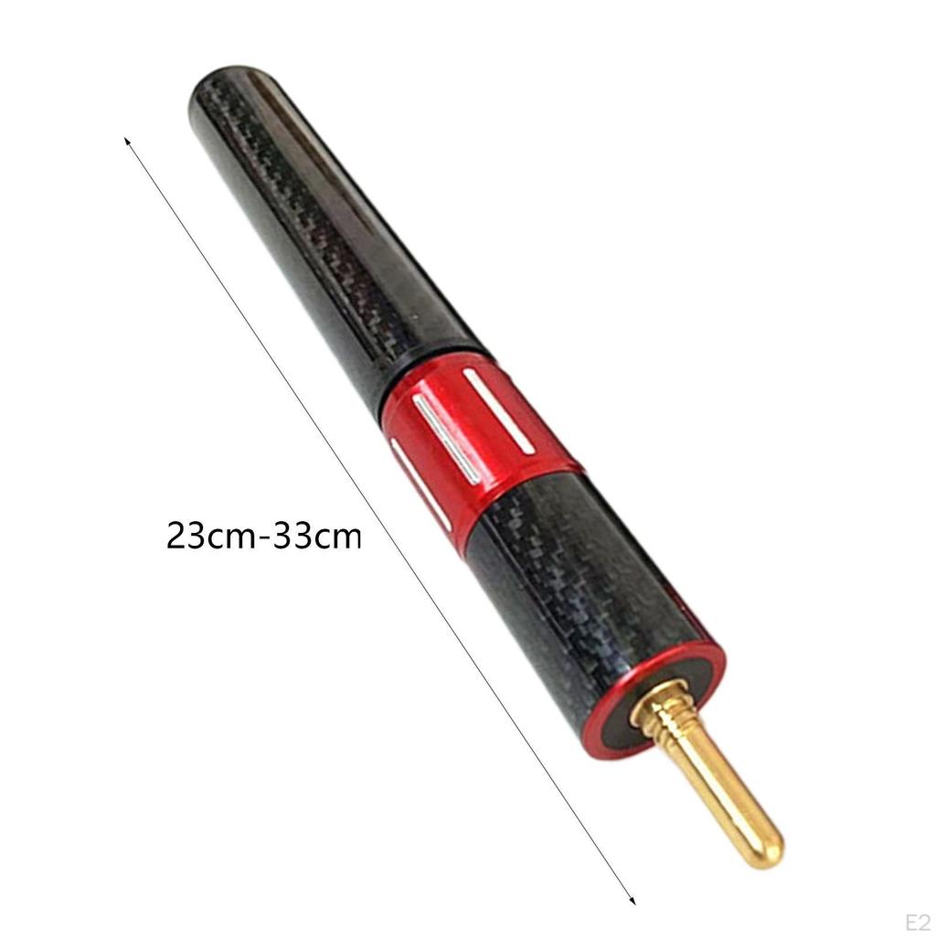 Billiard Cue Extension Carbon Fiber Stretchable Rod Portable Billiards