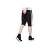 Adidas Originals Trefoil Logo Print 3-Stripes Shorts Men Bottoms Black CE1542