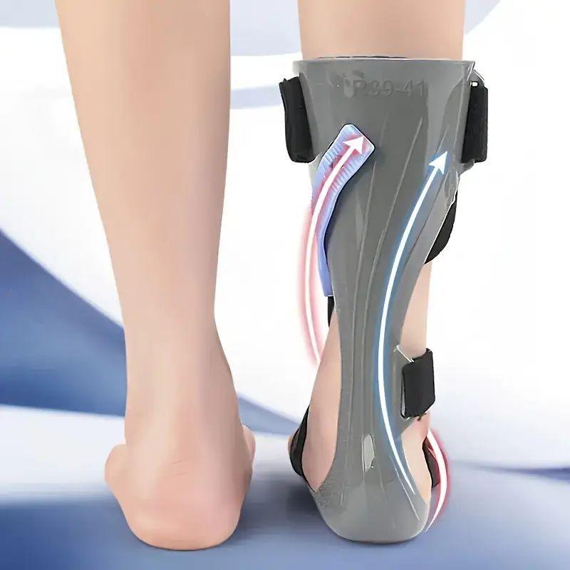 Regulowany stabilizator kostki na opadającą stopę Wygodny elastyczny bandaż do rehabilitacji po kontuzjach sportowych i do codziennego użytku