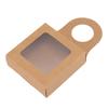 25PCS Kraft Paper Gift Box Hanging Hook Bottle Hanger Box Foldable Favor Box  Party Favor