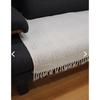 Ecru Sofa Cover Covering the Seat 120x220/cotton-washable Sofa Cover