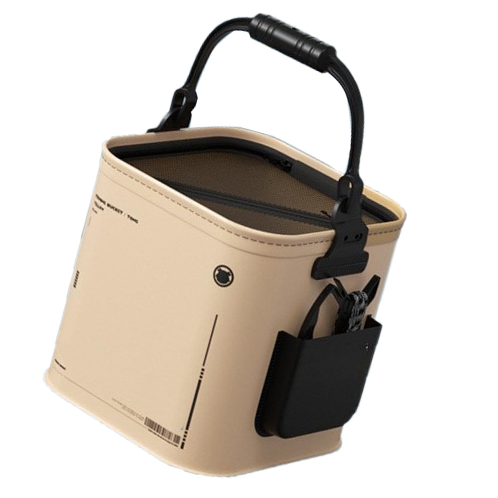 

8/14L Outdoor Fishing Bucket Water Resistant Outdoor Camping Bucket Hand Carry Fish Bucket Fishing Accessories 20