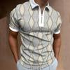 Summer Men's  Short Sleeved Lapel  Polo  Shirt  Fashionable and Casual Men's