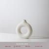 Vază din ceramică Vază cerc Decorată din ceramică Vasă din ceramică creativă Costum Vasă din ceramică pentru sufragerie