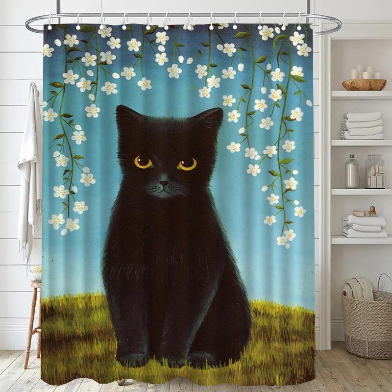 

Close-Up Of The Pumpkin Monster Washable Dirt-Resistant Shower Curtain Shower Head Waterproof Polyester Bath For Home Decor W60H190(CM)-1 Pcs