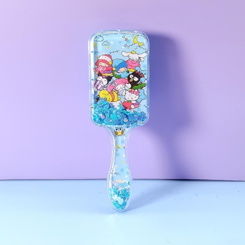 Kawaii Sanrio Kuromi Air Cushion Massage Combs My Melody Cinnamoroll Comb Hair Brush Hairdressing Tool Girls Gift