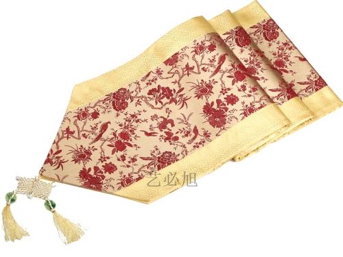 Chinese Style Rural Fashion Table Flag Modern Minimalist Brocade Dining Table Cloth Multi Color Tea Table Cloth Art Table Flag