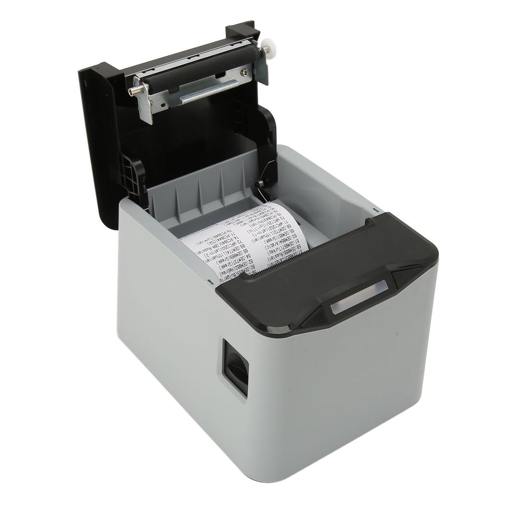 80mm Thermal Receipt Printer POS Printer Automatic Cutting USB LAN SERIAL Port Restaurant Kitchen Printer for Windows