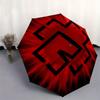 Electric Pulse Abstract Symbol StickerUmbrella, Portable 3-Fold Compact Umbrella for Men & Women Gift