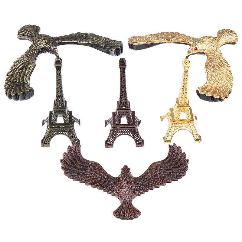 Alloy Tower Model Balance Eagle Bird Miniature Figurines Decompression Toy