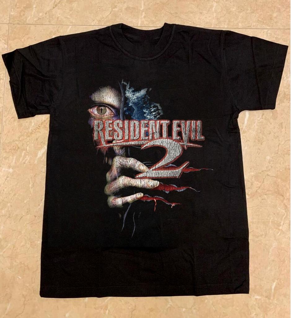 Vintage Resident Evil 2 Zombie Face Gift For Fans Unisex S-5XL Shirt ILS35