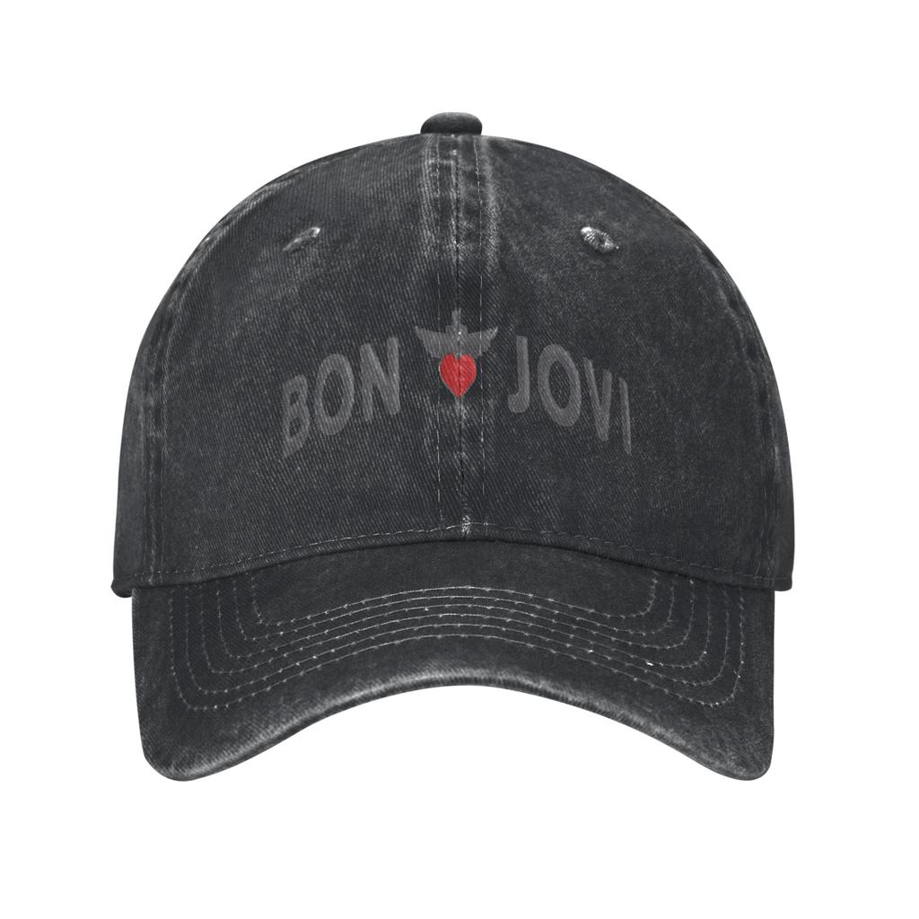 Men Women Bon Jovis 2026 Tour Caps Headwear Baseball Cap Vintage Trucker Hat Adjustable