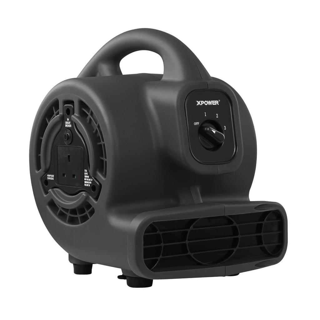 XPOWER P-80A Luftbeweger Bodenlüfter kommerziell hohe Leistung Supermarkt Luftgebläse Trockner Haus Boden trocknen Teppichtrockner