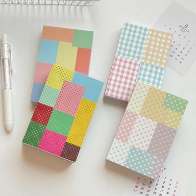 Super Thick Dot Pattern Sticky Notes for Journals - Non-Adhesive Collage Paper, M5 Inner Pages, Book Planner