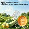 Convenient Puppy Water Bottle for Travel 450ml Pet Bottle, Carrot Shape with Adjustable Strap, Friendly Hydration Gear Portable Cup Cat Summer Outdoor