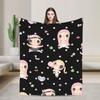 YUY Cartoon Plush Blanket Cute Xiaoyu  Creative Throw Blankets for Home 125*100cm Quilt,