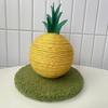 Sisal Cat Teaser Ball: Self-Entertainment Toy with Vertical Scratching Board