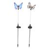 2 Pack Solar Lights LED Lawn Lights RGB Color Changing Outdoor Rainproof ABS Solar Powered Butterfly Decorative