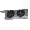 Double Cup Bracket On The Center Front Console Peach Wood/Carbon Fiber Pattern For BMW E39 525i 528i 530i 540i M5 1997-2003