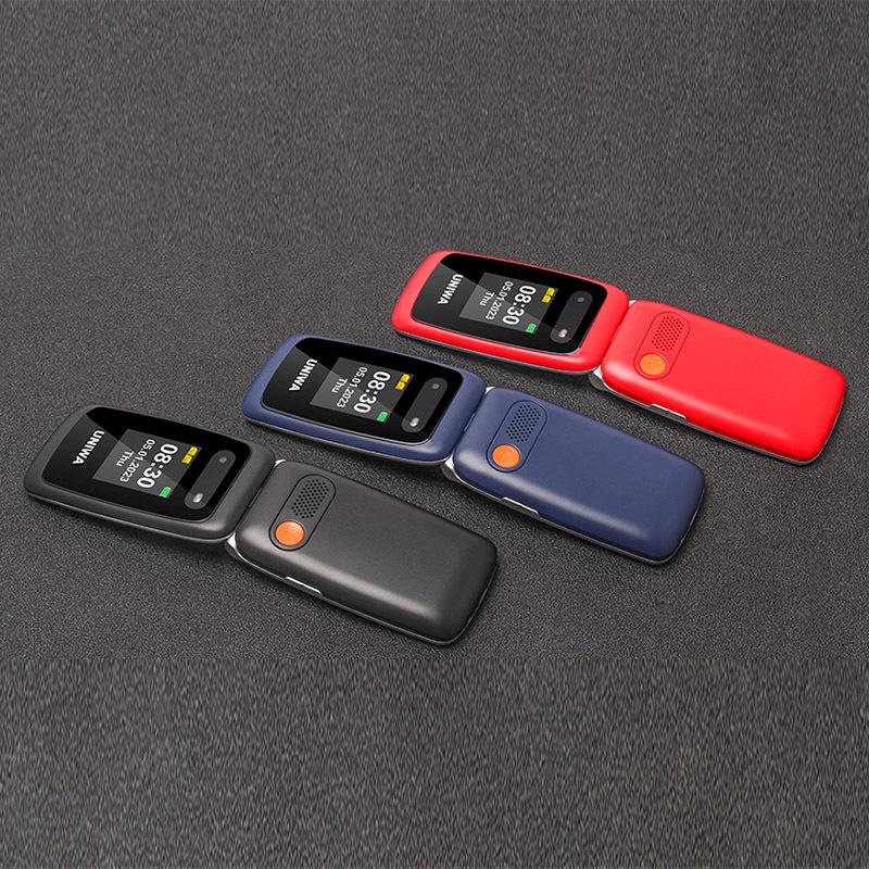 4G Dual SIM Flip Phone for Seniors with Global Bands