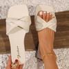 Women's Sandals Fashion Square Head Summer Shoes for Women Flat Sandals Korean Style Slippers Summer Sandalias De Mujer Footwear