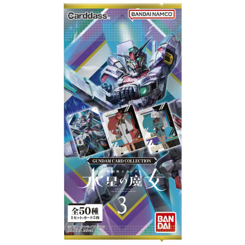 BANDAI GUNDAM CARD COLLECTION Mobile Suit Gundam: Witch of Mercury 3 (BOX) 20 Packs
