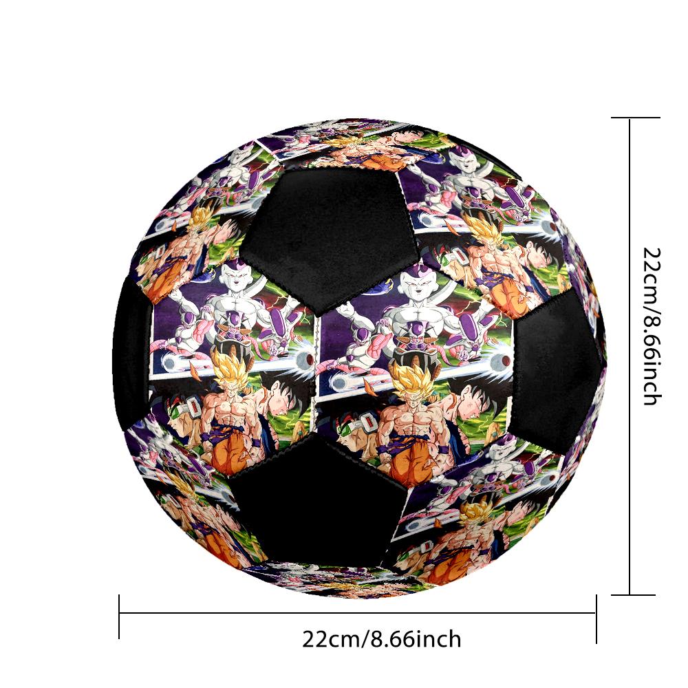 Dragon Ball Indoor Soccer Ball Colorful Machine Stitched PVC Size 5 Team Training Competition Ready Durable High-Bounce Cool Sports Gift