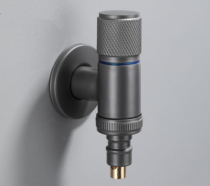 Angle Valve Independent Switch Three-way Toilet Multifunction Valve Three-control Faucet Washing Machine Faucet One In Three Out