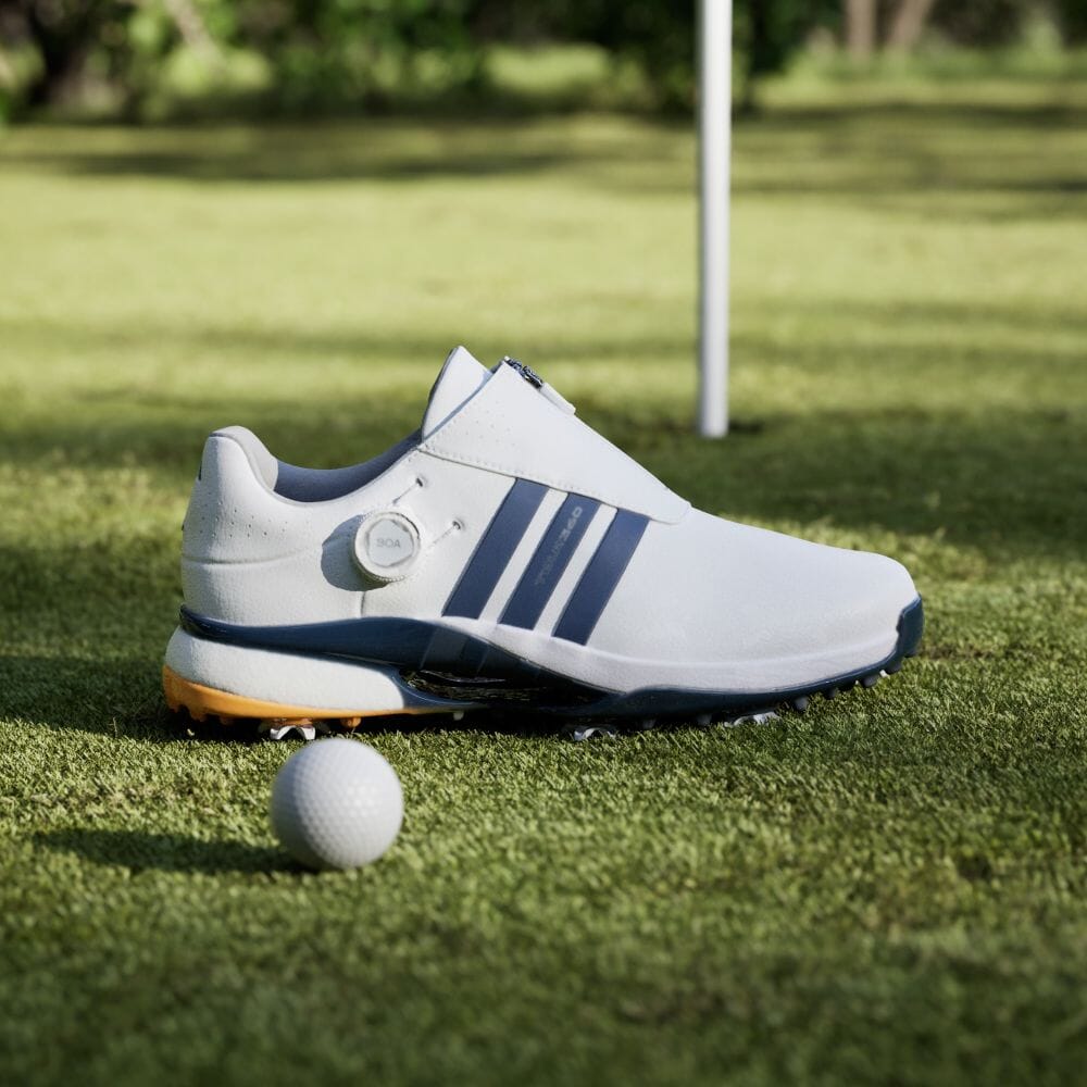 Adidas Tour 360 24 bore Footwear White Shoes & Footwear Sports Shoes MEN'S GOLF IF0254 Footwear White / Preloved Ink / Spark