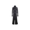 Adidas Teamsport Tracksuit Striped Color Block Stand Collar Jacket And Long Pants Casual Sports Set Women Tracksuit Black IA3147