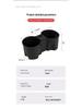 Tesla Model 3/Y Center Console Silicone Cup Holder Anti-Spill Storage Box