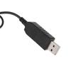 5V To 4.2V 8.4V 12.6V Line Charging Cable USB 5V To 5521 Power Supply Adapter Cable for 18650 Lithium Battery Pack