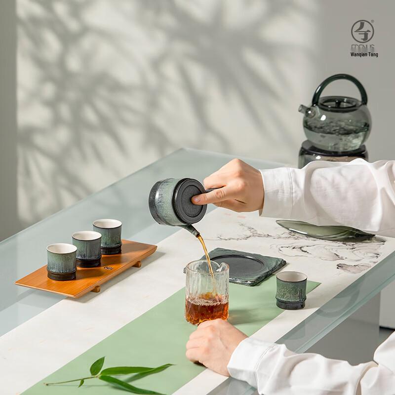 Edenus Chinese Style Glazed Ceramic Tea Set