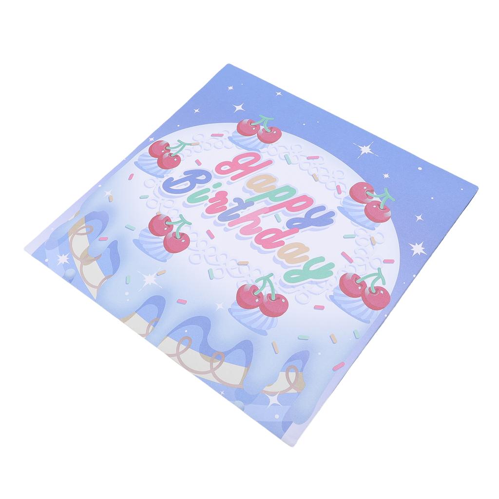 3D Pop Up Birthday Card Music LED Light Birthday Cake Firework Happy Birthday Greeting Card for Women Men Kids Wife Mom