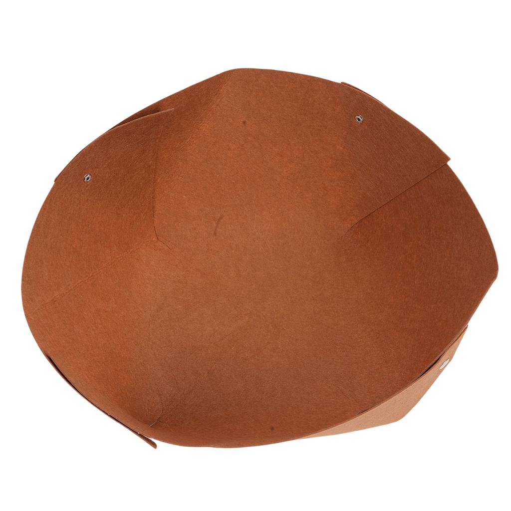 Round Felt Hanging Basket Liners for Hanging Basket Flowers Vegetables   Liners Alter Replacement Avoid Bird Nesting Brown