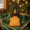 Timbri per Impasto Pressati a Mano per le Feste Stampo per Mini Torta di Natale, Stampa 3D in Rilievo Accessori Facili per la Cottura Stampo a Pressione Riutilizzabile Fai-da-te per Feste Regali da Cucina