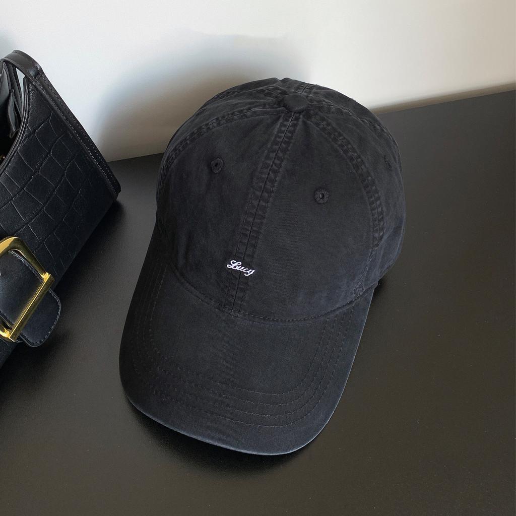 Cotton Baseball Cap With Embroidered Letters For Casual Sports And Sun Protection