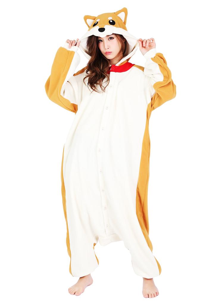 SAZAC Fleece Animal Kigurumi Shiba Inu