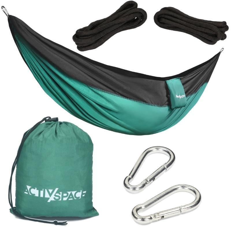 Portable ultralight tourist hammock - set
