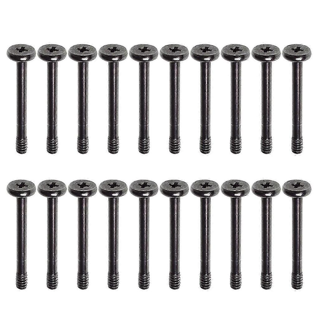 20 pcs 6#-32x30mm long cross recessed flat head screws for PC case graphics card