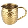 Retro Drinking Cup Hammer Pattern Stainless Steel Cup Wine Cup Moscow Mule Mug  Kitchen