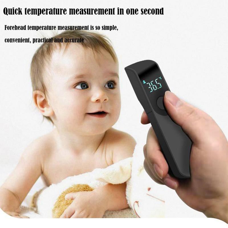 Digitales berührungsloses Infrarot-Stirnthermometer mit LCD-Display zur Messung der Körpertemperatur von Erwachsenen und Kindern