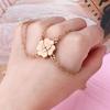 4Pcs Heart Pendant Choker Heart Puzzle Four Leaf Clover Necklace Jewelry Gift