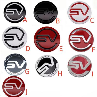 Naklejka z logo na karoserię samochodu Emblemat SV Odznaka do dekoracji bagażnika samochodu