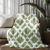 Geometric Pattern Blanket Microfiber Flannel Cover Blanket Bedroom Living Room Sofa Soft And Comfortable Home Decoration