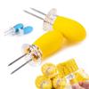 Gadget BBQ Supplies Cooking for Camping Picnic BBQ Prong Set Corn Holder Fruit Forks Corn Skewer