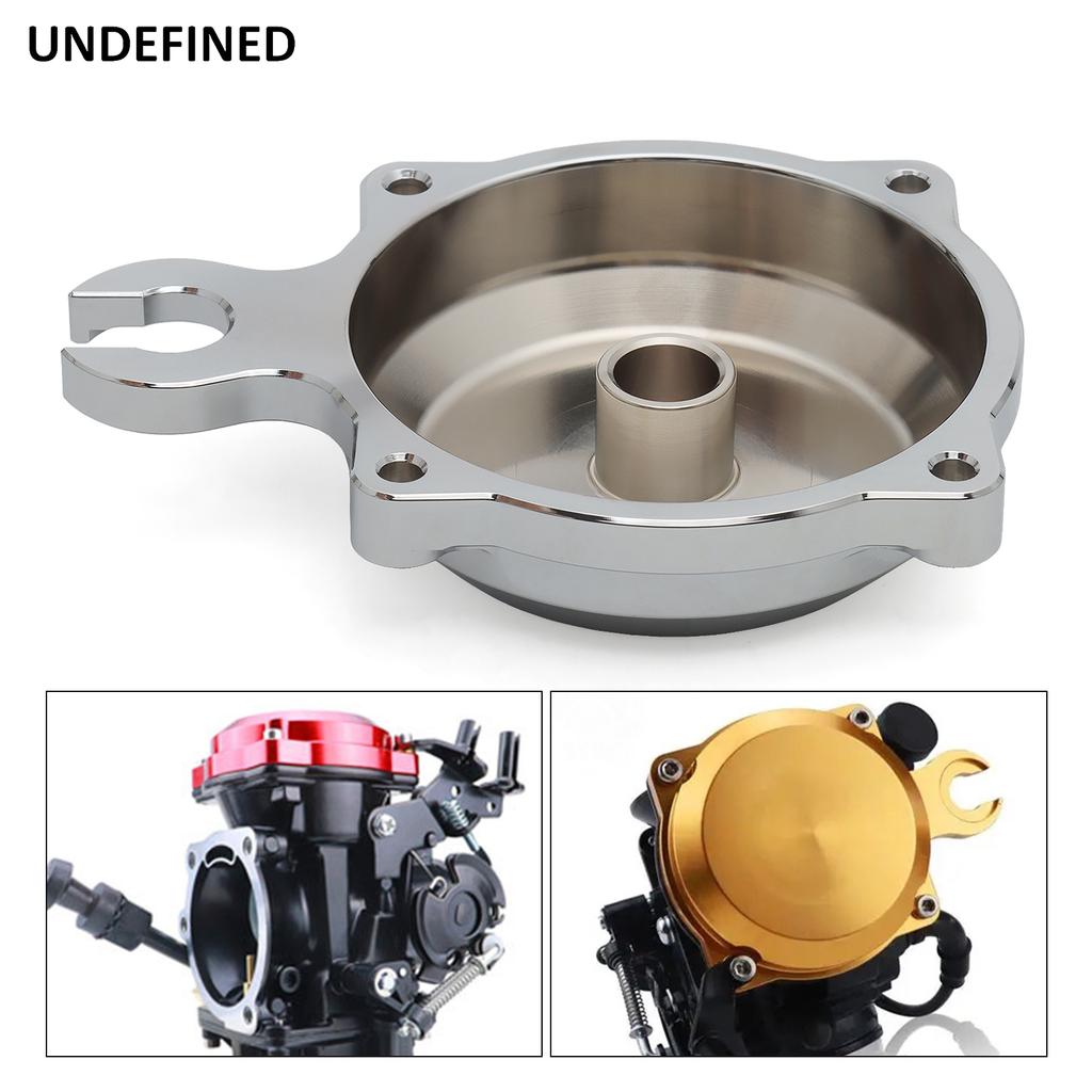 Motorcycle Aluminum CV Carb Top Cover Black Chrome For Harley Touring Softail Dyna FXR Sportster With CV40 Carburetor 1988-2006