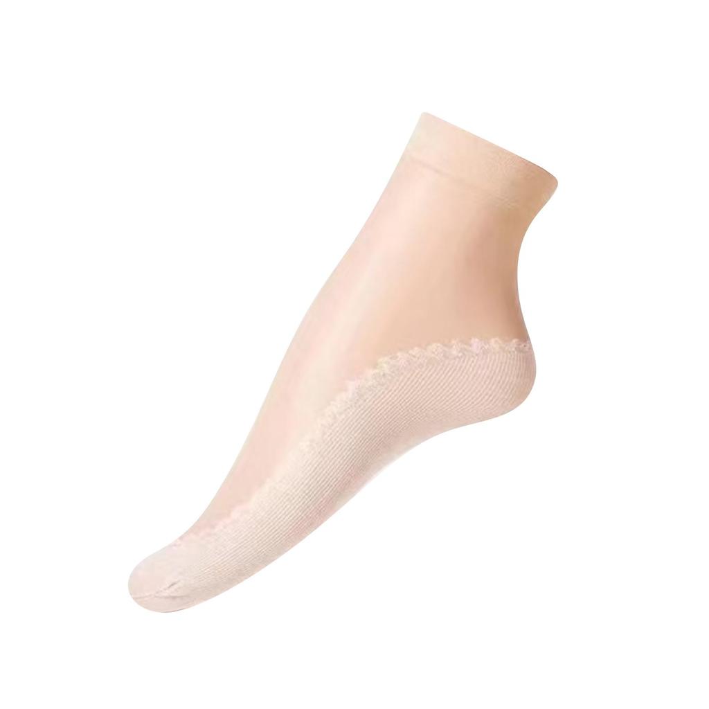 Cotton-based Stockings Women's Short Stockings Non-slip Anti-odor Wear-resistant Sweat Anti-hooking Spring, And Summer Thin Of The Mid-calf Socks