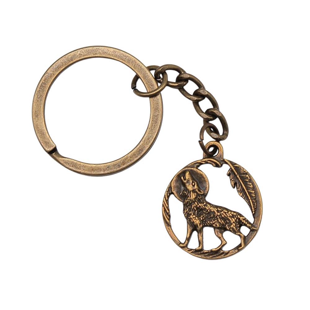 

Bear Charm Tiger Keychain Wild Animal Pendants Key Ring 28mm A37-1pcs-22x22mm